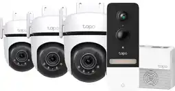 Coolblue TP-Link Tapo C520WS 3-pack + Smart Battery Video Doorbell D230S1 aanbieding