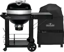 Coolblue Napoleon Pro Cart Kettle 57 cm + Napoleon Housse pour Charcoal Kettle CART aanbieding