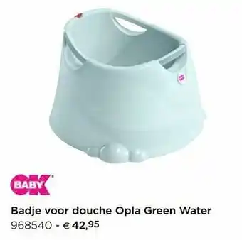 Dreambaby Badje voor douche opla green water aanbieding