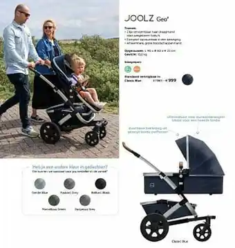Dreambaby Joolz geo² classic blue aanbieding