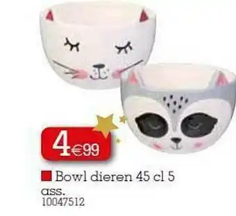 Yess Bowl Dieren aanbieding