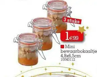 Yess Mini Bewaarbokaltje aanbieding