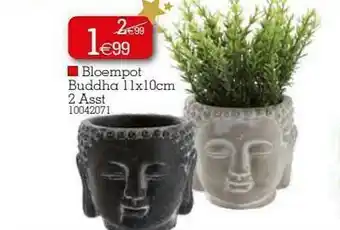 Yess Bloempot Buddha aanbieding
