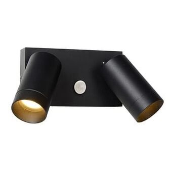 Brico Lucide wandverlichting Taylor zwart GU10 aanbieding