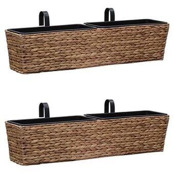 Brico VidaXL plantenbak ken 2 st waterhyacint aanbieding