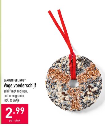 ALDI Garden Feelings Vogelvoederschijf aanbieding
