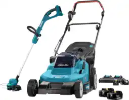Coolblue Makita DLM432PT incl. 5,0 Ah Accu (2x) + Makita DUR193Z + 5,0 Ah 18V Accu (2x) aanbieding