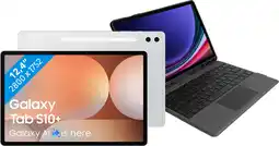 Coolblue Samsung Galaxy Tab S10 Plus 12,4 Pouces 256 Go Wifi Argent + BlueBuilt Étui Clavier AZERTY aanbieding