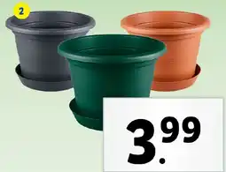 Lidl Parkside Bloempot met Onderschaal aanbieding