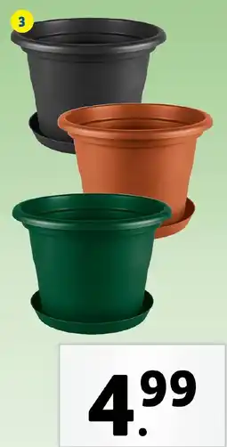 Lidl Parkside Bloempot met Onderschaal aanbieding