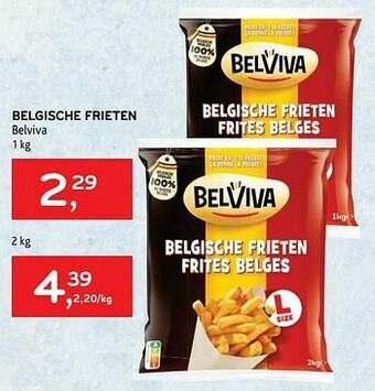 Alvo Belgische frieten belviva aanbieding