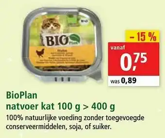 Maxi Zoo Bioplan natvoer kat aanbieding