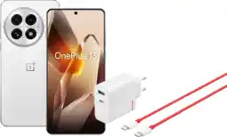 Coolblue OnePlus 13 512GB Wit 5G + OnePlus SuperVOOC Oplader 120W met 2 Poorten aanbieding