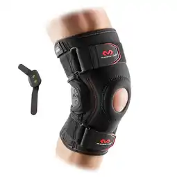 Decathlon Knie ondersteunende brace met polycentrische scharnieren ZWART aanbieding