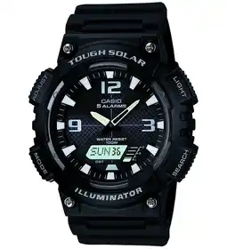 Decathlon Casio Analoog En Digitaal Horloge Zwart/Zwart AQ-S810W-1AVEF aanbieding