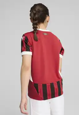 Decathlon AC Milan 24/25 thuisshirt voor jongeren PUMA For All Time Red Black aanbieding