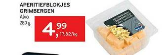 Alvo Aperitiefblokjes Grimbergen aanbieding