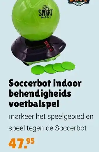 Europoint Soccerbot indoor behendigheids voetbalspel aanbieding