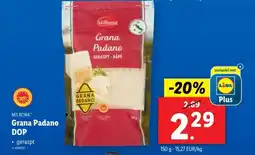 Lidl Milbona grana padano DOP aanbieding