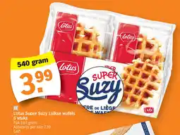 Albert Heijn Lotus super suzy luikse wafels aanbieding