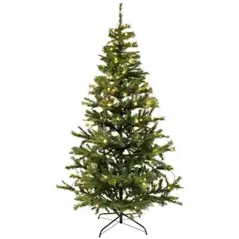 Action Kerstboom met ledverlichting aanbieding