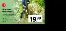 2-in-1 blazer en onkruidverdelger