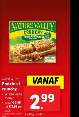 Lidl Protein of crunchy aanbieding