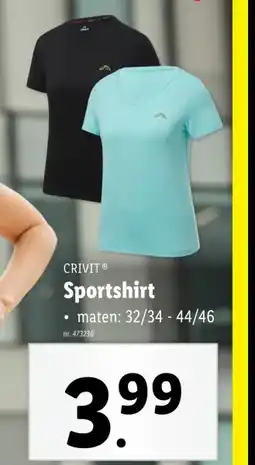 Lidl Sportshirt aanbieding