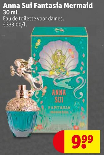 Kruidvat Anna Sui Fantasia Mermaid 30ml aanbieding
