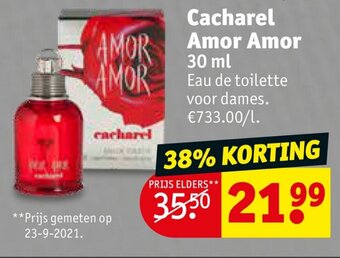Kruidvat Cacharel Amor Amor 30ml aanbieding