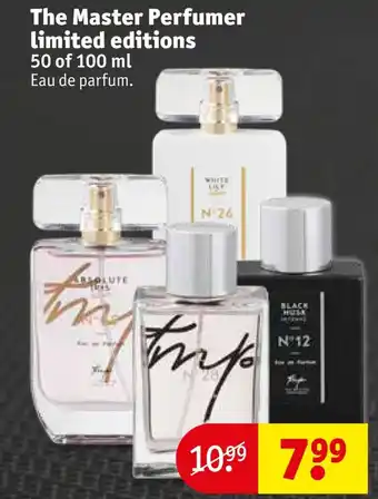 Kruidvat The Master Perfumer limited editions 50ml aanbieding