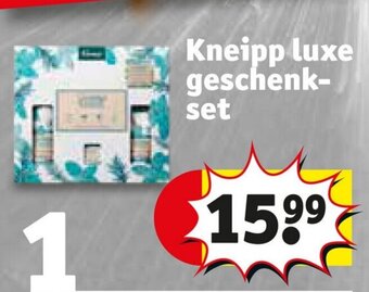 Kruidvat Kneipp luxe geschenkset aanbieding