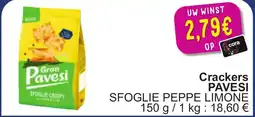 Pavesi crackers sfoglie peppe limone