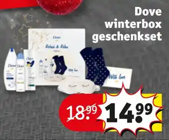 Kruidvat Dove winterbox geschenkset aanbieding