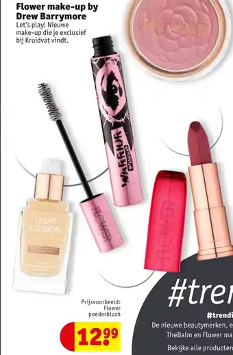 Kruidvat Floweer make-up by Drew Barrymore aanbieding