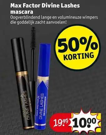 Kruidvat Max Factor Divine Lashes mascara aanbieding