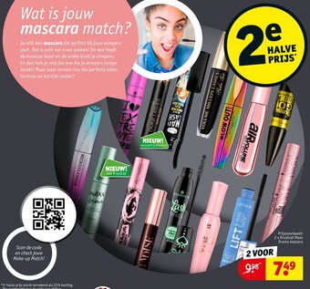 Kruidvat Mascara aanbieding
