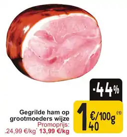 Cora Gegrilde Ham op Grootmoeders Wijze aanbieding