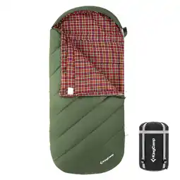 Decathlon Deken slaapzak Freespace 250 Winterslaapzak breed katoen 12°C aanbieding