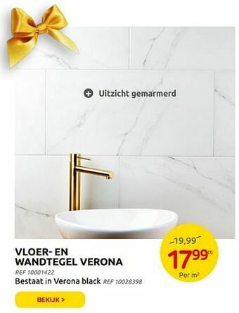 Brico Vloer- en wandtegel verona aanbieding