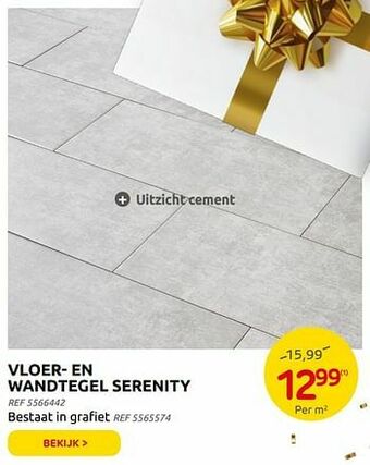 Brico Vloer- en wandtegel serenity aanbieding
