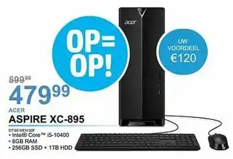 AUVA Acer aspire xc-895 dt.beweh.00f aanbieding