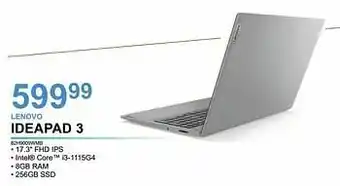 AUVA Lenovo ideapad 3 82h9009wmb aanbieding