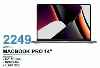 AUVA Apple macbook pro 14`` mkgp3fn-a aanbieding