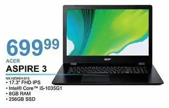 AUVA Acer aspire 3 nx.hzweh.015 aanbieding