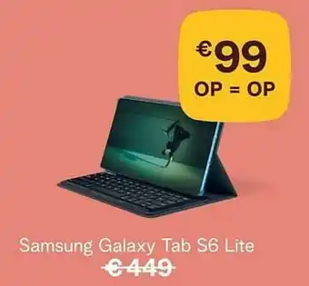 AUVA Samsung galaxy tab s6 lite aanbieding
