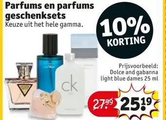 Kruidvat Parfums en parfums geschhenksets aanbieding