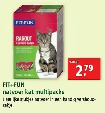 Maxi Zoo Fit+fun natvoer kat multipacks aanbieding
