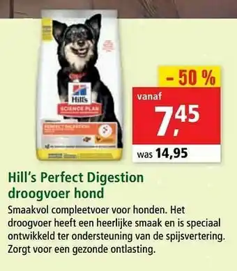 Maxi Zoo Hill’s perfect digestion droogvoer hond aanbieding