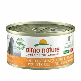 Zooplus 6 x 70g Almo Nature HFC Natural Made in Italy Gegrilde Kalkoen Natvoer Katten aanbieding